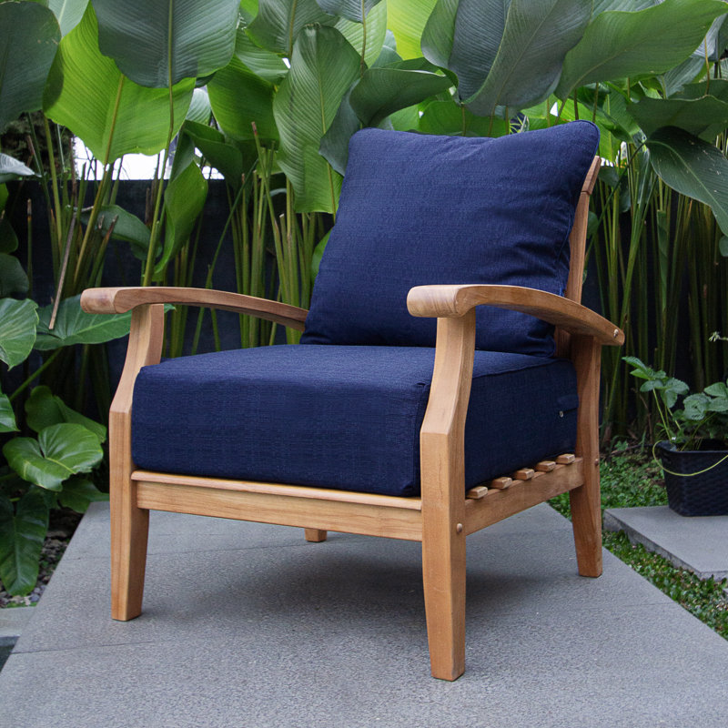 Caterina 5 - Person Teak Outdoor Conversation Set With Cushions