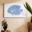 «Blue and White Tropical Fish II», toile tendue avec châssis-43609135