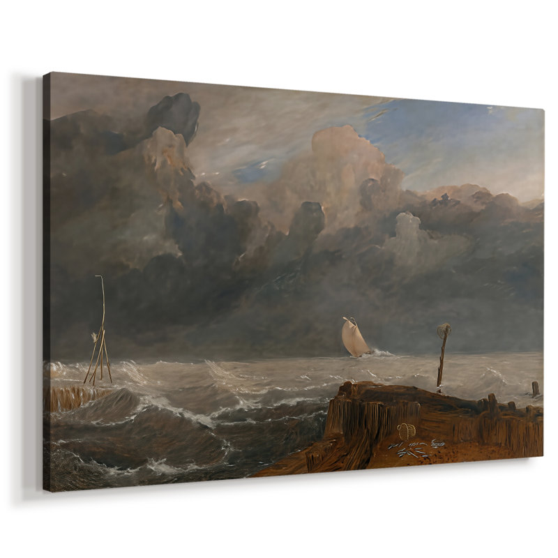 Port Ruysdael-J.M.W. Turner-Gallery Wrapped Canvas-1827, 40 x 60