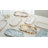 Guein Oval Natural Marble Tray,Calacatta Viola