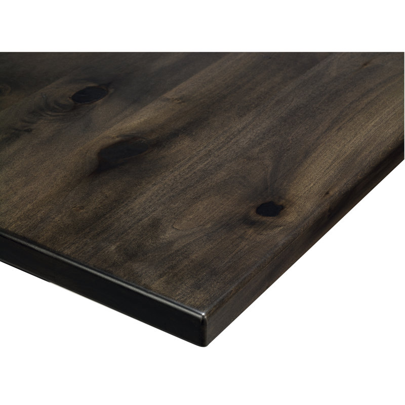Midtown Solid Wood Breakroom Table, 30" H x 120" L x 42" W, Barnwood