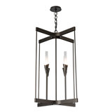 Lilium 4-Light Chandelier - Vintage Platinum