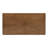 Bugrane Solid Wood Rounded Edge Rectangular Dining Table with Sunburst Pattern
