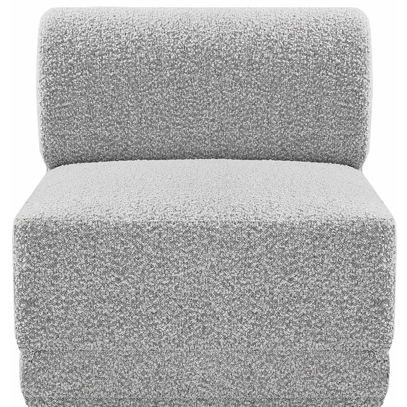 Ollie 30 po de large, Tissu gris bouclé