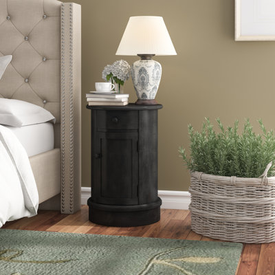 KeAndre 17.5'' W Solid Wood Nightstand