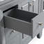 Lavabo de meuble-lavabo simple 67 po à droite