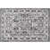 Saxton Oriental Indoor Polypropylene & Polyester Area Rug, Dark Gray