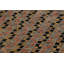 Rug & Kilim’S Modern Rug In Black, Charcoal And Gold Diamond Geometric Pattern
