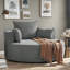 Fauteuil d'appoint pivotant surdimensionné-646453267-646454221