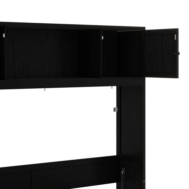 Full Size Murphy Bed With Cabinets