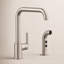 Purist® Two-Hole Kitchen Sink Faucet with 8" Spout and Matching Finish Sidespray-4351027