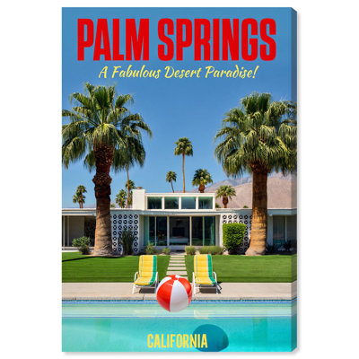 Palm Coast II, reproduction d'art sur toile, photographie côtière par Art Remedy