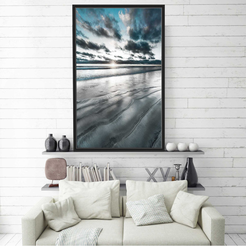 Soleil d'argent par Danita Delimont - photographie, Cadre flottant noir, H 43,5 po x l 27,5 po x P 2 po