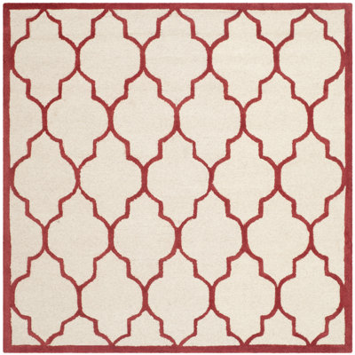 Cannen Hand Tufted Wool Geometric Rug