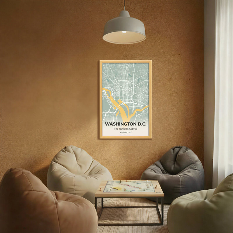 «Scenic & Cityscapes Washington DC», reproduction d'art sur carte