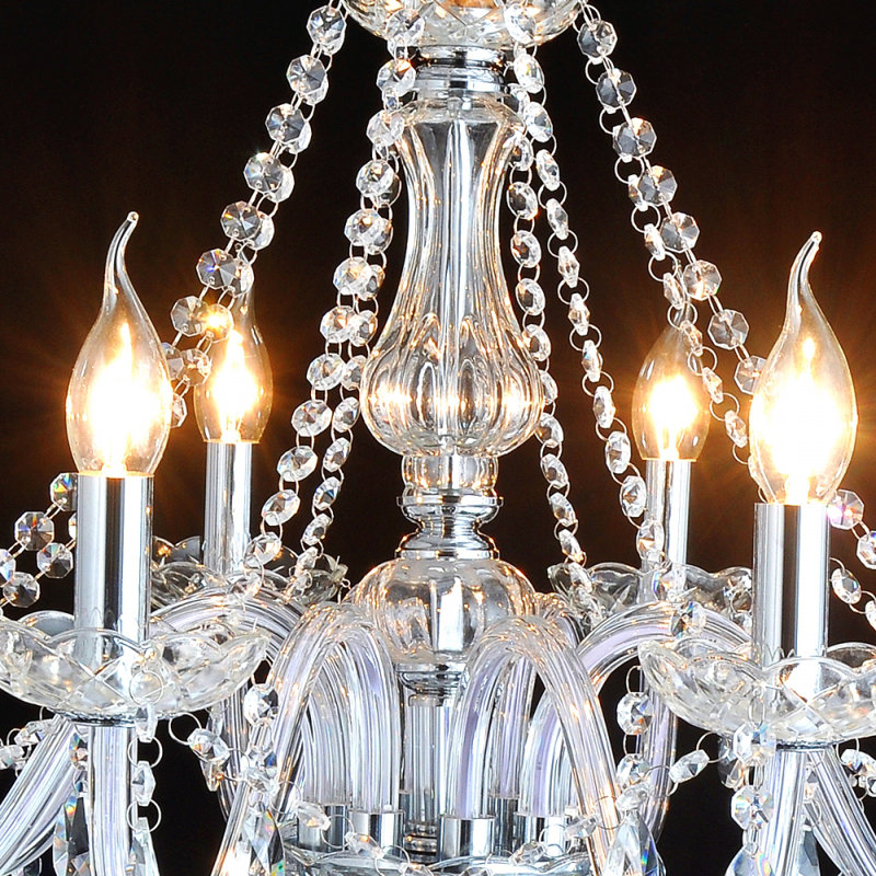 Andish Crystal Chandelier, 110cm H x 120cm W x 60cm D