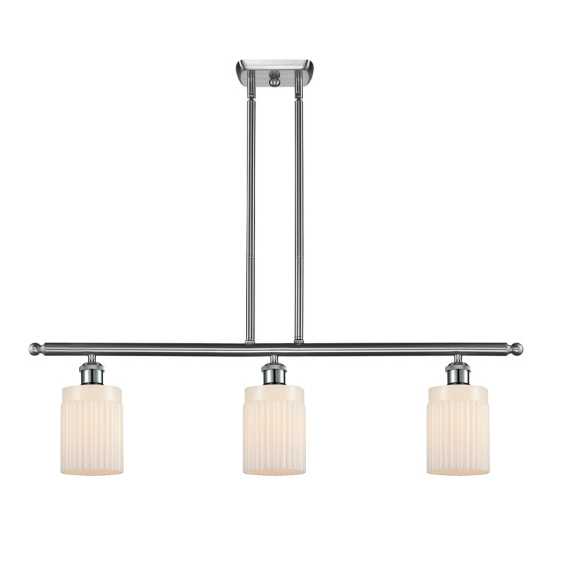 Caplinger 3 - Light Kitchen Island Pendant, No Bulb Included, Brushed Satin Nickel