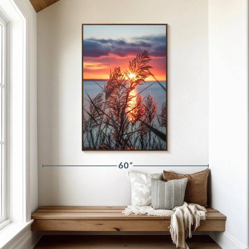 Exhilarated Potential, Floating Frame Walnut, 31" x 46"