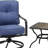 Jasmeet 2 - Person Metal Patio Dining Set with Square Table