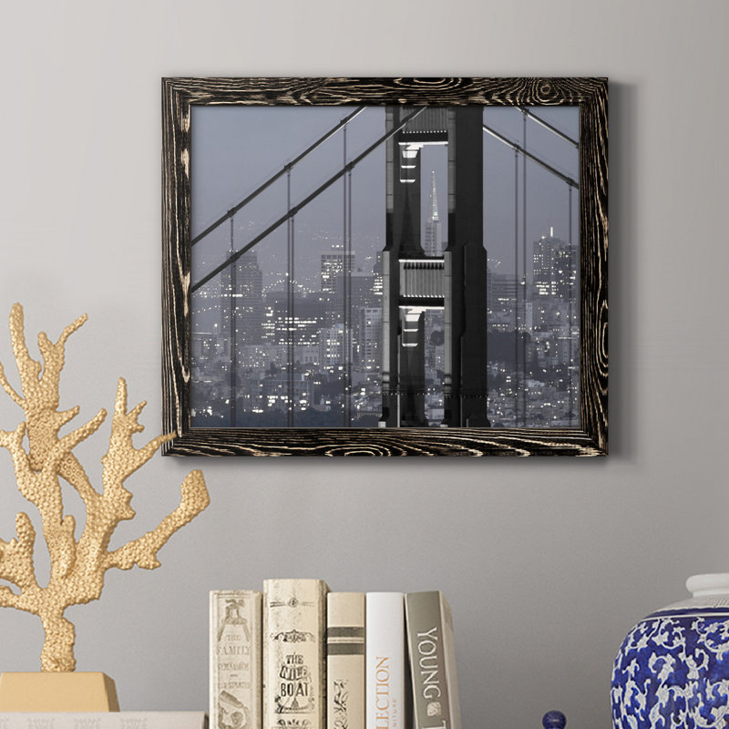 Vue de l'horizon - impression sur toile, Noir, H 24 po x l 18 po x P 1,5 po