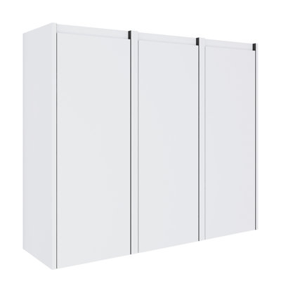 Armoire de rangement flottante murale pour salle de bain avec tablette et porte