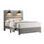 Ensemble de chambre à coucher avec lit plateforme Eschol 4-2-2029999414-2029999413