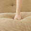 Canapé modulaire moderne en forme de U pour le salon, tissu en velours côtelé, 4 places avec siège profond et 2 repose-pieds mobiles-2113017341