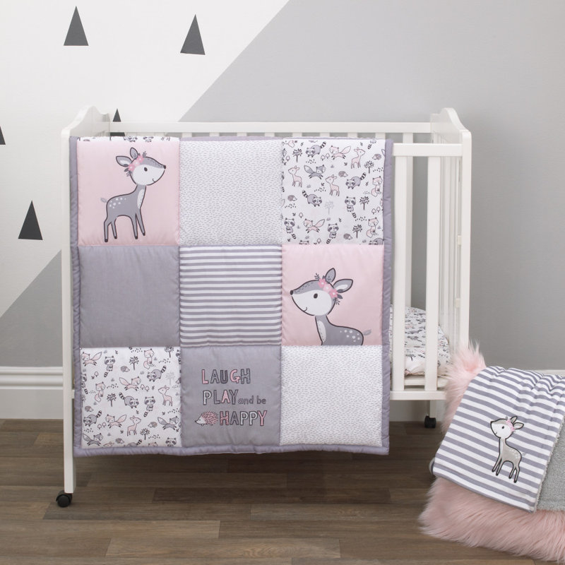 Ensemble de literie pour lit de bébé 3 pièces Nojo Verona Deer