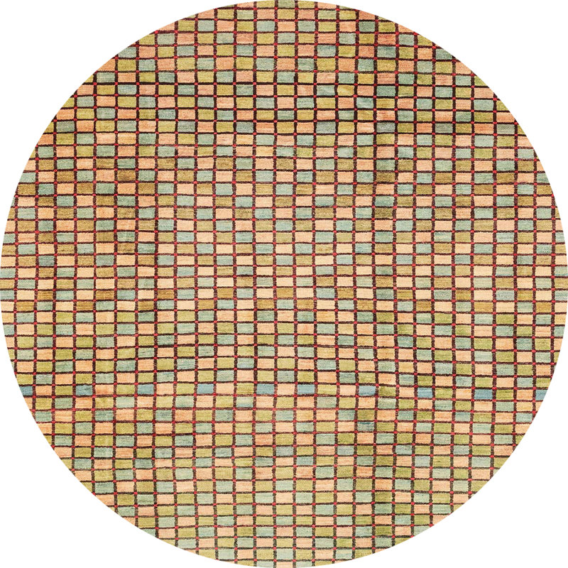 Tapis abstrait moderne 3233, Rond 3 pi