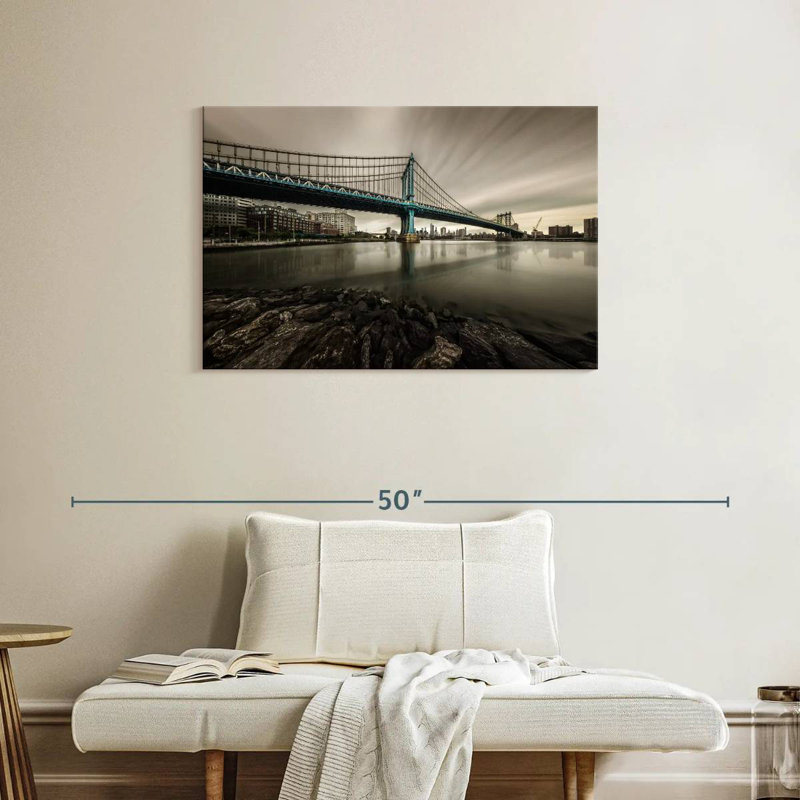 Lilie Manhattan Bridge NY, H 24 po x l 36 po