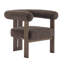 Chaise d'appoint moderne rembourrée avec accoudoirs ronds-1066427622