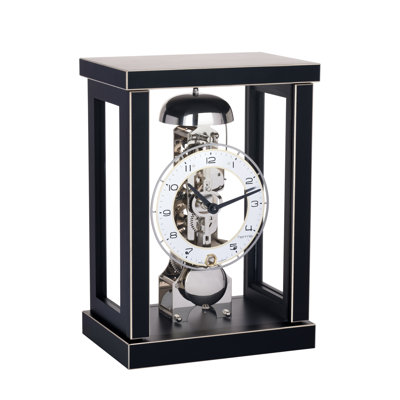 Manufactured Wood Mechanical Tabletop Clock