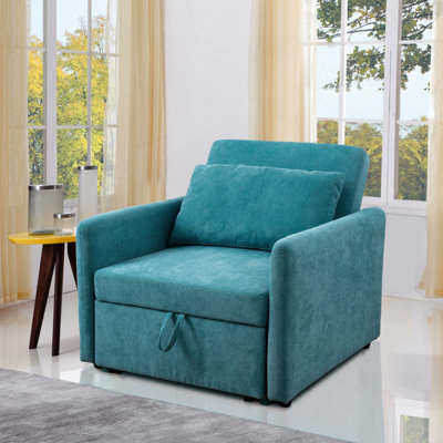 36 In. Polyester Twin Size Sofa Bed
