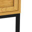 45.6 cm W Steel Bedside Table
