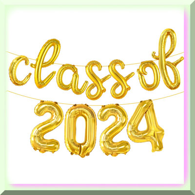 Golden Honeycomb Graduation Centerpieces 9PCS