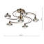Greenhaw Glass Semi Flush Mount-13678189