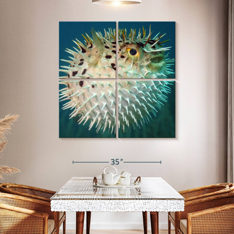 Brampt Puffer Fish, 45'' H x 45'' W