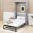 Twin Size Murphy Bed, can be Folded into a Cabinet
