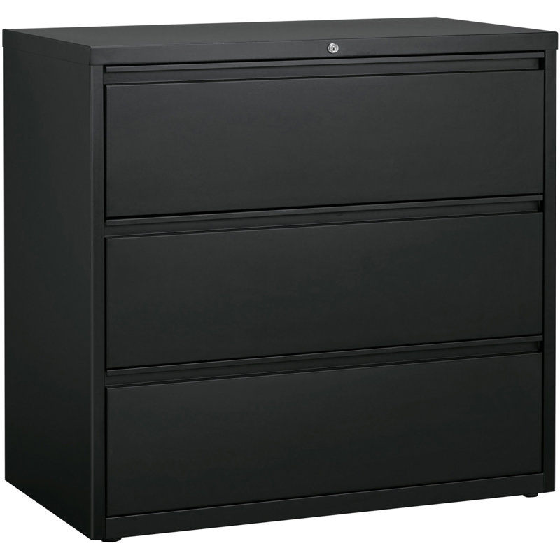 Fortress 42'' Wide 3 -Drawer Steel File Cabinet