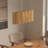Wooden Pendant Light 3-Light Farmhouse Island Chandelier with Wood Beams for Kitchen Island Dining Room Rustic  Modern Farmhouse Ceiling Lighting Fixture