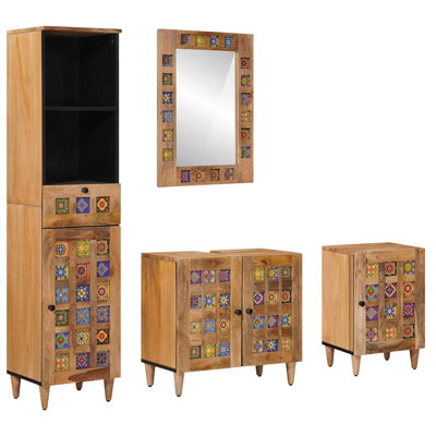 Vanity & Mirror Set