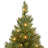 Pre-Lit Artificial Mini Christmas Tree | Includes Small Lights And Cloth Bag Base | Majestic Fir - 2 Ft
