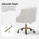 Louise 35.5'' H Velvet Hand-Curated Task Chair with Button Tufted