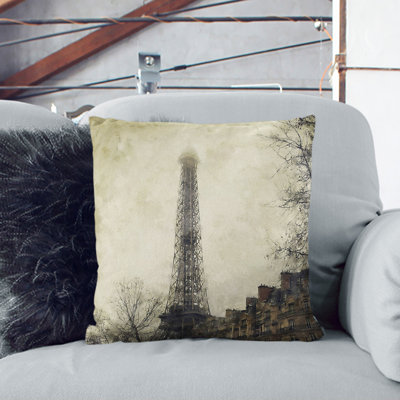 Eiffel Tower Vol.1 Square Throw Cushion