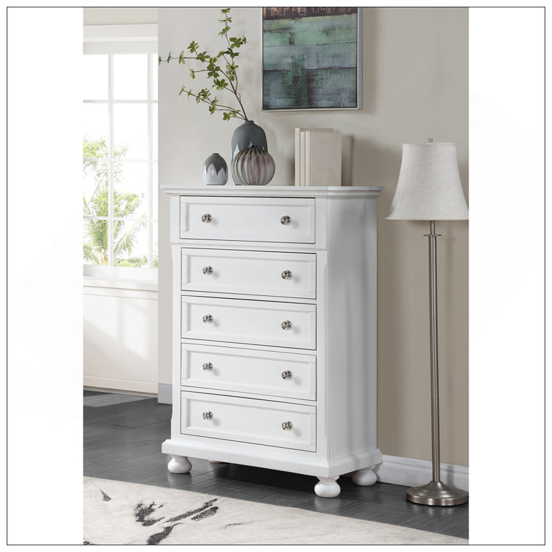 Commode Meade G8975-CH, blanche, Blanc