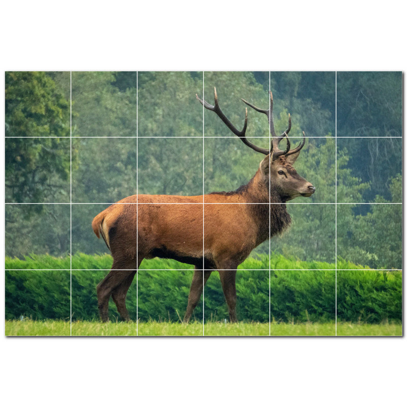 6'' x 6'' Satin Ceramic Decorative Mural