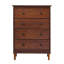 Haney Solid Wood 4-Drawer Dresser-389227387