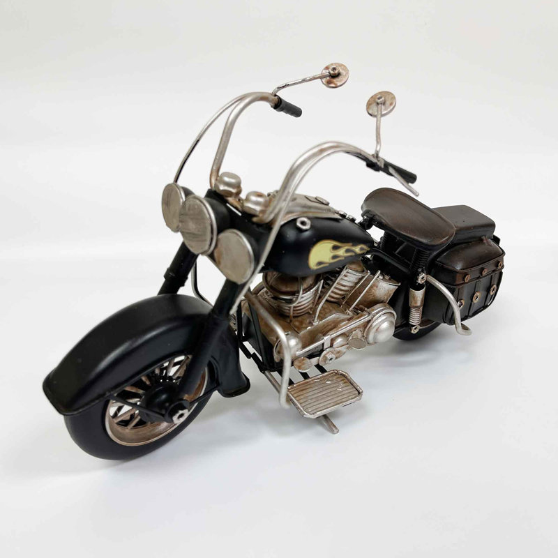 Moto avec sac de selle Dorcas, Noir