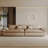 Solid Colour 100% Polyester Modular Sofa cushion couch-110396231