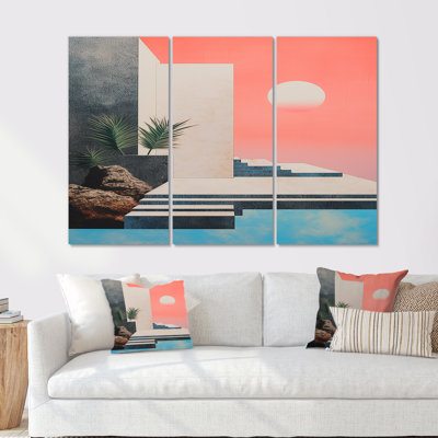 Katherina - ensemble d'art mural abstrait paysage